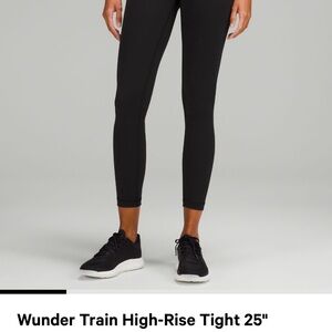 Lululemon Wunder Train High Rise Tight 25”